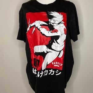 Narotu black big graphic T-shirt